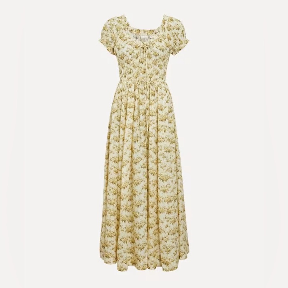 DÔEN Ashlynn Floral Cotton Midi-Dress - Picture 5 of 7